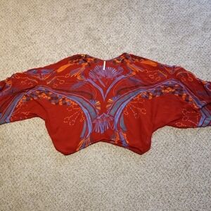 FREE PEOPLE flow medium sheer crop top